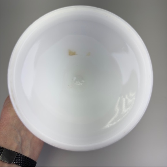 Vintage MilkGlass Compote Planter - Picture 12 of 12